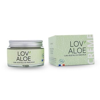 CREME A L'ALOE VERA BIO LOV'ALOE Pot 50ml** 2