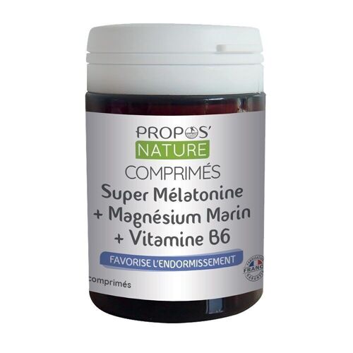 COMPRIMES DE MELATONINE MAGNESIUM & VITAMINE B6 en 60