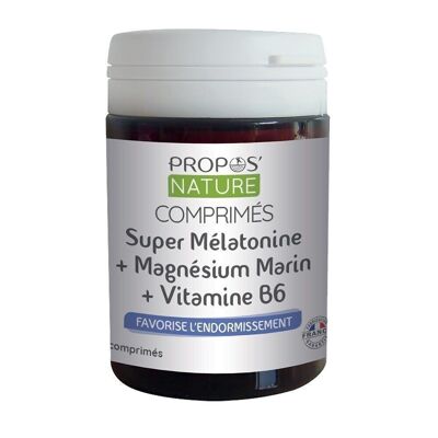 MELATONINA MAGNESIO Y VITAMINA B6 TABLETAS en 60