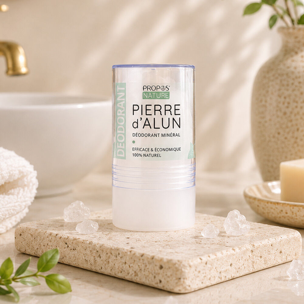 DEODORANT STICK - 100% NATURAL ALUM STONE