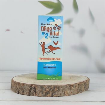 OLIGOVITAL N°2 - COMPLEMENT VÉTÉRINAIRE - OLIGOÉLÉMENTS POUR ANIMAUX - PEAU & POILS - 100 ml 6