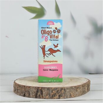 OLIGOVITAL N°6 - COMPLÉMENT VÉTÉRINAIRE - OLIGOÉLÉMENTS POUR ANIMAUX - DÉMANGEAISONS - 100 ml 2