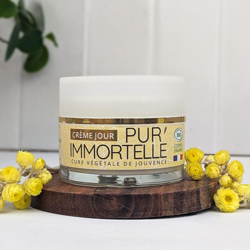 CREMA GIORNO BIOLOGICA - PUR'IMMORTELLE - ANTIETÀ - 50ML