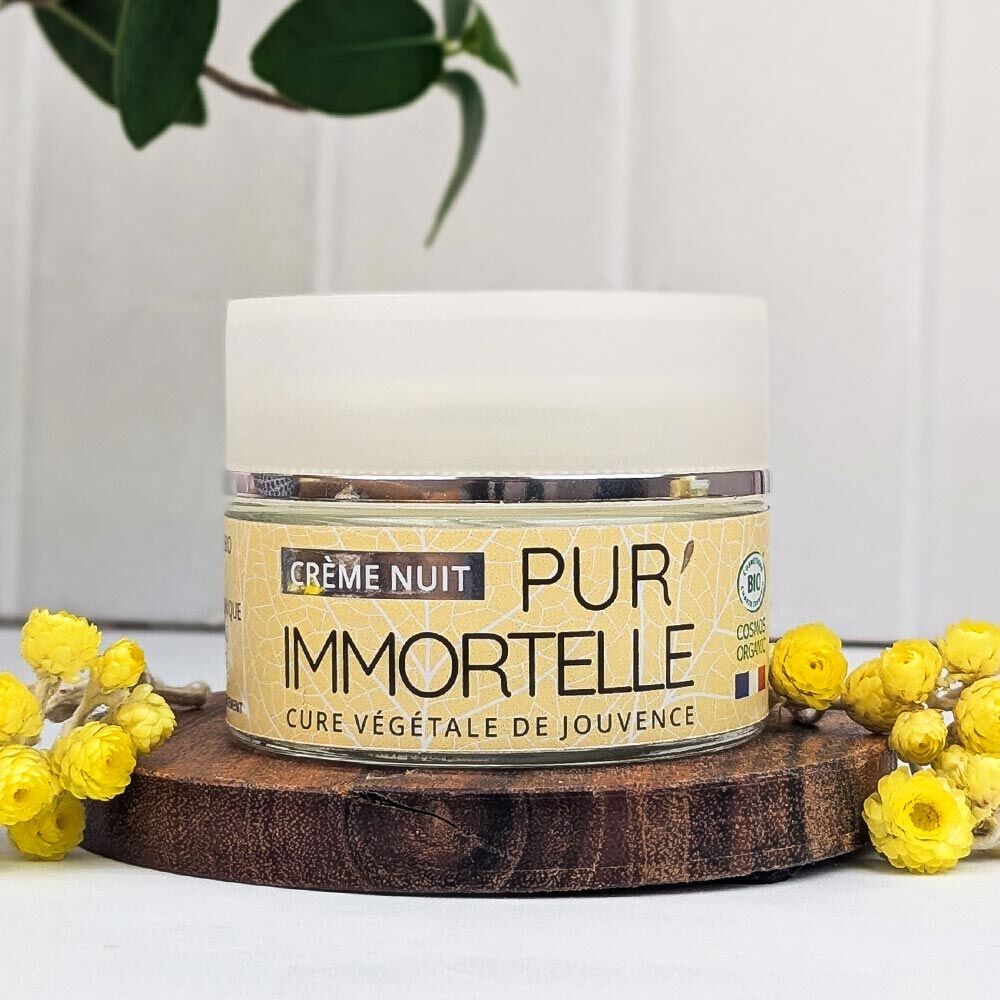 CREMA NOTTE - PUR'IMMORTELLE - ANTIETÀ - 50ML
