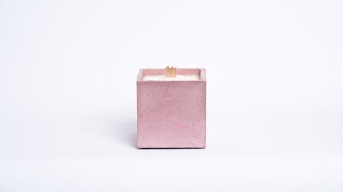 Bougie Parfumée - Béton rose pastel