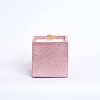 Scented Candle - Pastel Pink Concrete