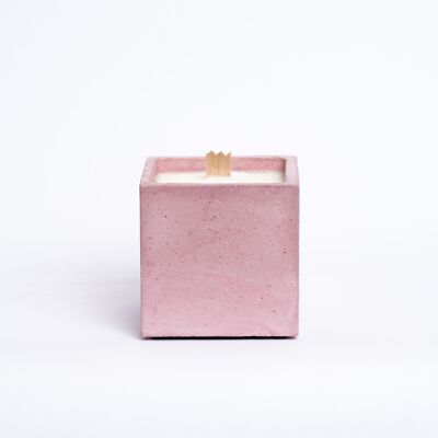 Bougie Parfumée - Béton rose pastel