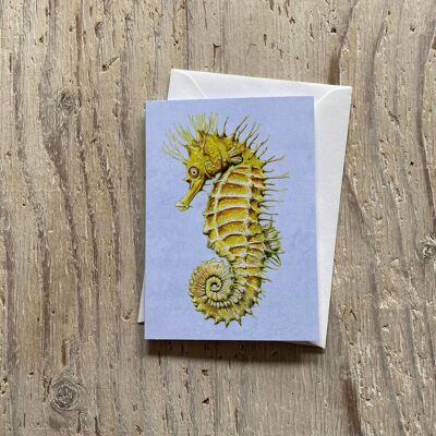 Spiny Seahorse Greetings Card