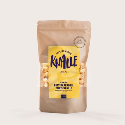 Butter caramel Tahitian vanilla popcorn