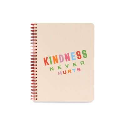 Grober Entwurf Mini-Notizbuch, Freundlichkeit tut nie weh