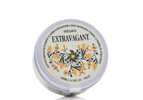 EXTRAVAGANT body butter with Vitamin C and aromas of citrus fruits