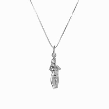 Pendentif et collier en argent Aphrodite - Grand 2