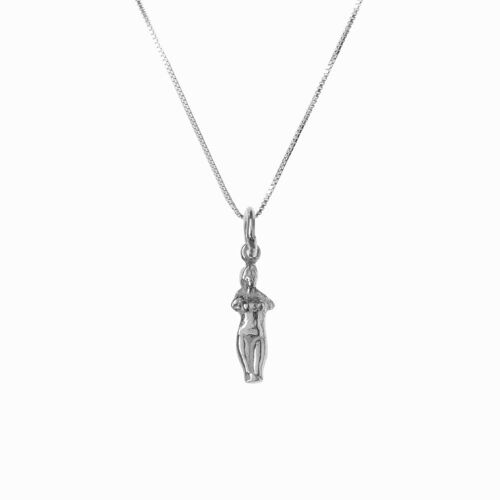 Aphrodite Silver Pendant & Necklace - Small