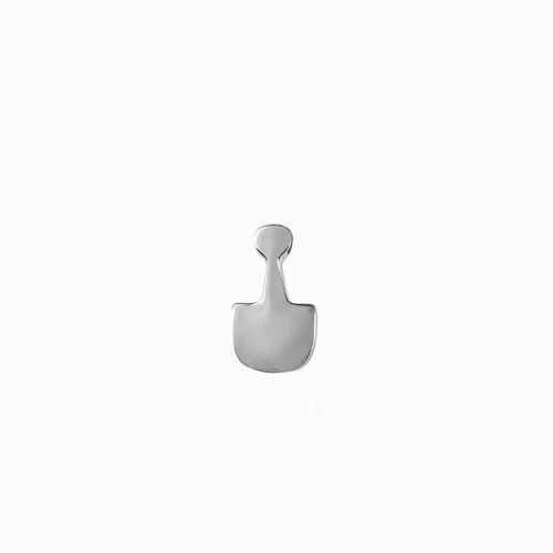 Floating Fertility Figurine - 1 - Silver Pendant - No Chain
