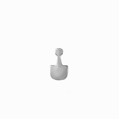 Floating Fertility Figurine - 1 - Silver Pendant - No Chain