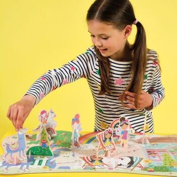 Casse-tête Rainbow Fairy 60 pièces avec figurines 4