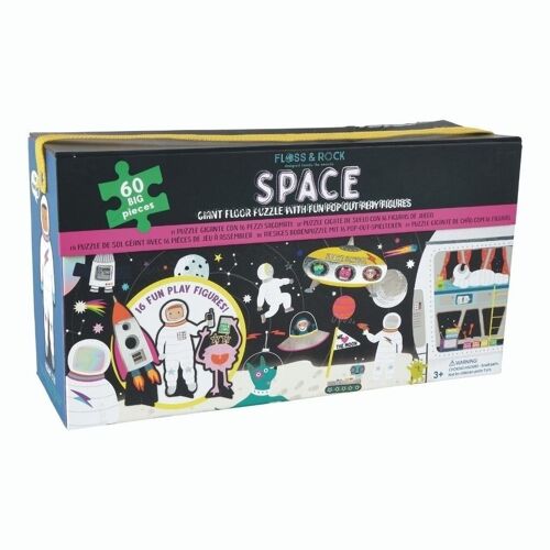 Space 60pc Puzzle with Figures