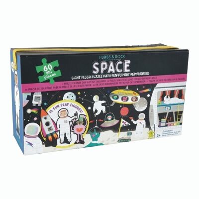 Space 60-teiliges Puzzle mit Figuren