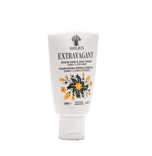 EXTRAVAGANT hand and body cream with Vitamin C and aromas of citrus fruits