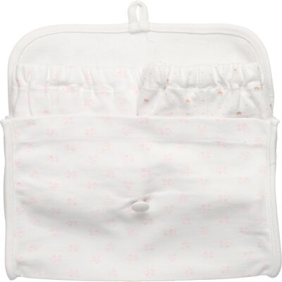 Pack palainas de bebe niña en algodón orgánico, color rosa