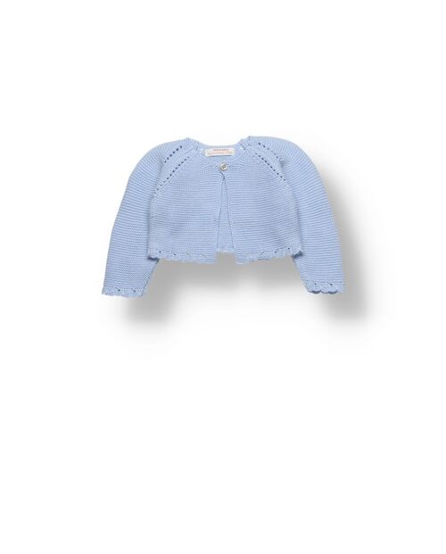 Chaqueta tricot azul