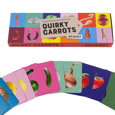 Memory Game Quirky Carrots | English version