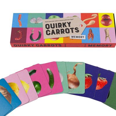 Jeu de mémoire Quirky Carottes | version anglaise