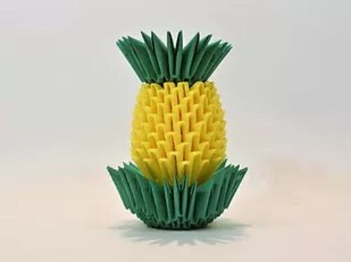Kit Origami 3D - Ananas