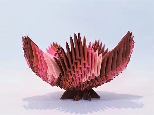 3D Origami Kit - Flower Bowl (4 shades)