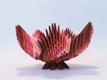 Kit Origami 3D - Bol fleur (4 nuances) 1