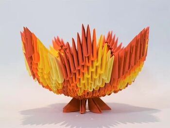 Kit Origami 3D - Bol fleur (4 nuances) 4