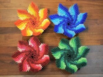 Kit Origami 3D - Bol fleur (4 nuances) 5
