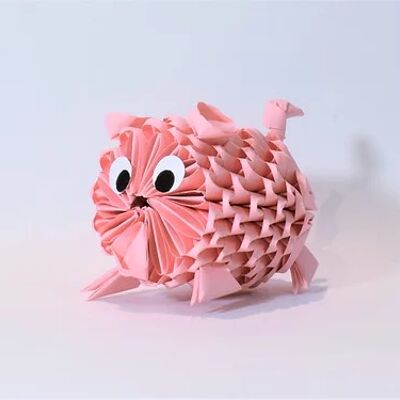 Kit Origami 3D - Cerdo