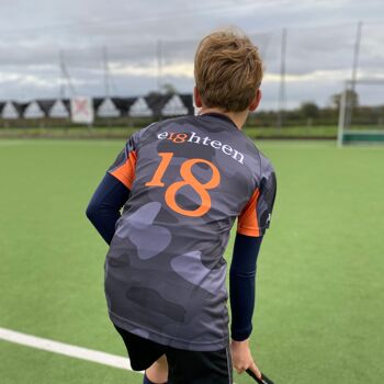 Maillot d'entraînement Iconic - Jeune - Blanc à personnaliser 2