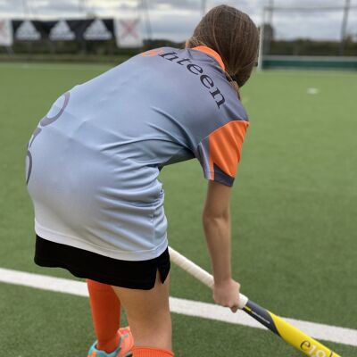 Iconic Training Jersey - Youth - Orange sleeves personalised