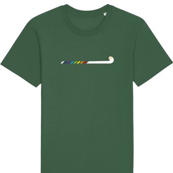 T-shirt dix-huit arc-en-ciel - vert bouteille 3