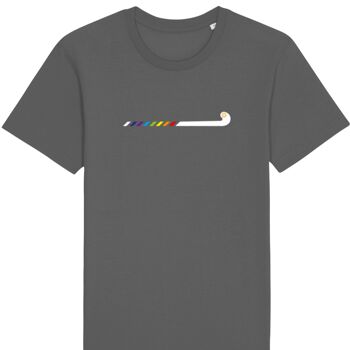 T-shirt arc-en-ciel dix-huit - Anthracite 4