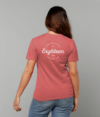 T-shirt Retro Eighteen - Noir 3