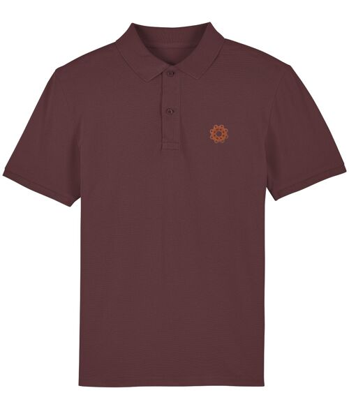 Iconic eighteen polo - Burgundy