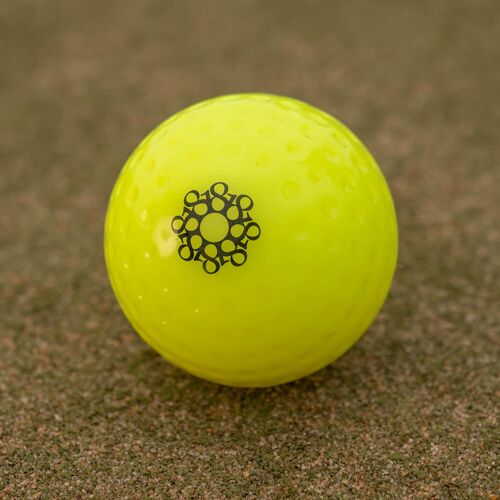 Eighteen branded match quality hockey balls - Neon Yellow - Single Ball