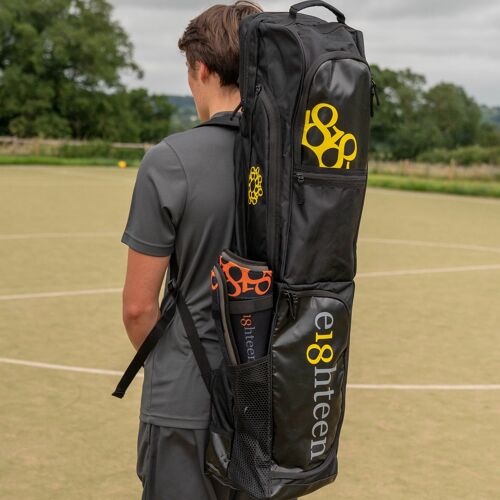 Mini Mammoth Stick bag - Black and acid yellow