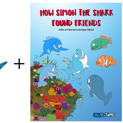 Simon lo squalo + libro illustrato