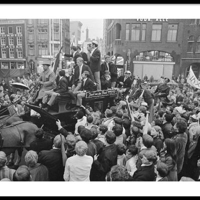Walljar - AFC Ajax campeón '68 - Póster con marco / 60 x 90 cm