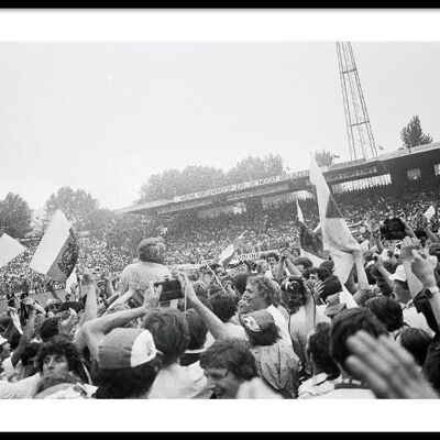 Walljar - AFC Ajax champion '79 II - Affiche avec cadre / 60 x 90 cm