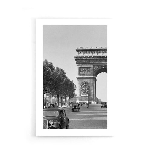 Walljar - Arc de Triomphe '36 - Poster / 50 x 70 cm