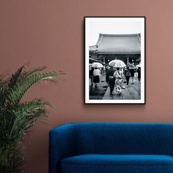 Walljar - Asian Rain - Affiche avec cadre / 30 x 45 cm 2