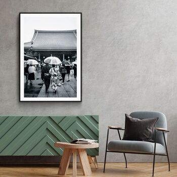 Walljar - Asian Rain - Affiche avec cadre / 30 x 45 cm 3