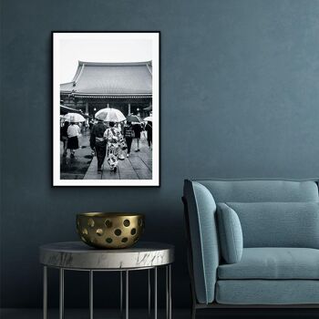 Walljar - Asian Rain - Affiche avec cadre / 30 x 45 cm 4