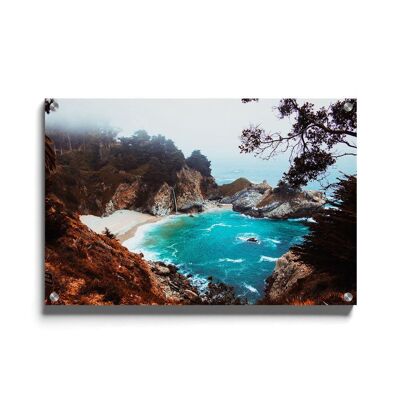 Walljar - Big Sur - Plexiglás / 30 x 45 cm
