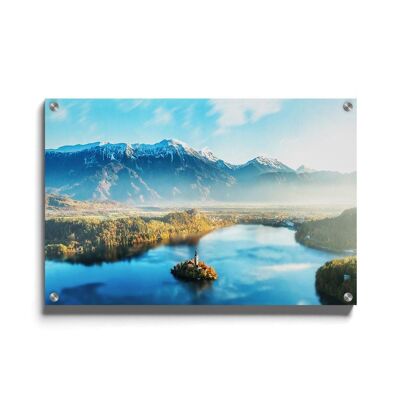 Walljar - Bled Slowenien - Plexiglas / 30 x 45 cm
